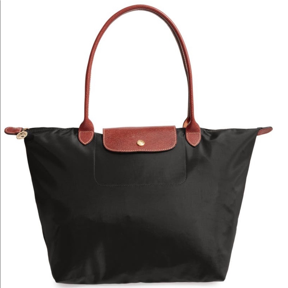 Longchamp Large Le Pliage Tote - Black